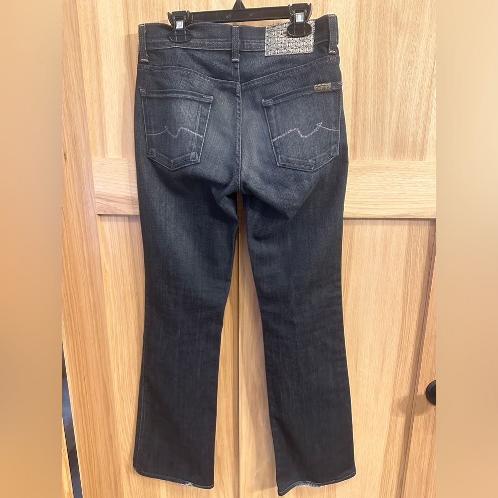 7 for all mankind high rise bootcut jeans size 26